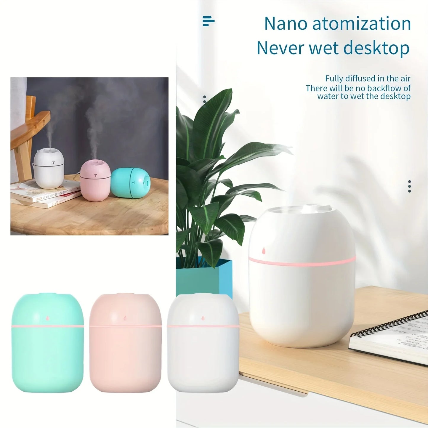 Umidificador portátil 220ml Mini Cup Spray