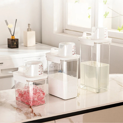 Pote Hermético para Armazenar Produtos de limpeza