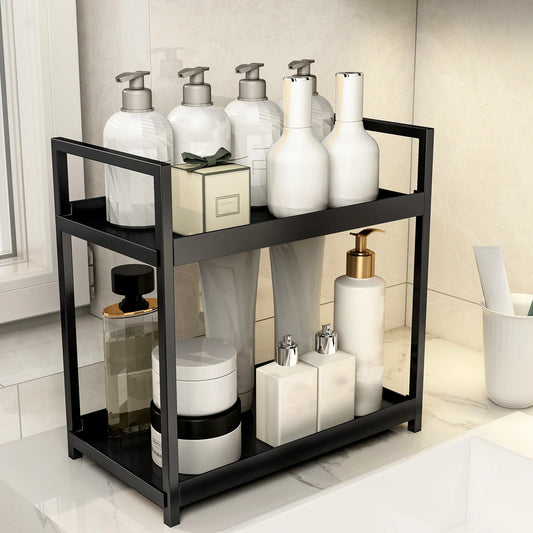 Organizador de Banheiro Elegante 2 compartimentos