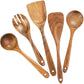 Utensílios de cozinha em madeira rústica