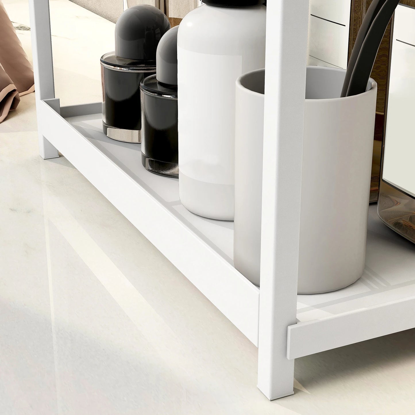 Organizador de Banheiro Elegante 2 compartimentos