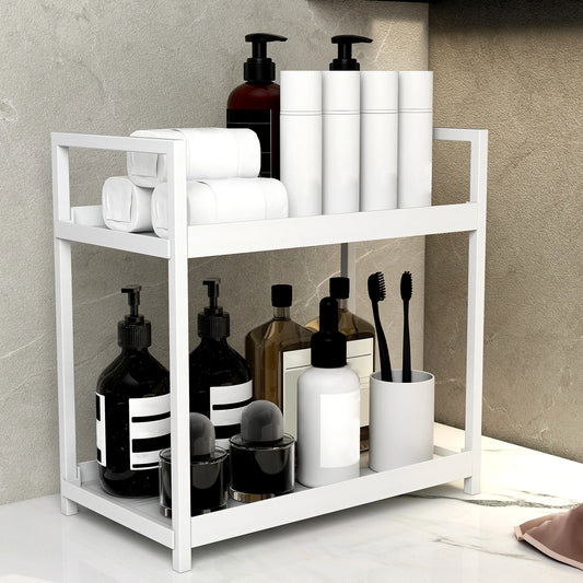 Organizador de Banheiro Elegante 2 compartimentos